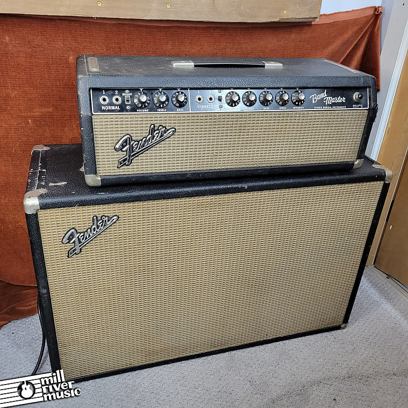 Fender Bandmaster 1965 40-Watt 2-Channel Head and 2x12