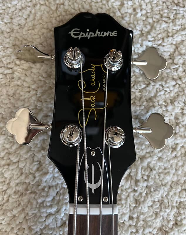 Epiphone Jack Casady Signature Series Electric Bass Guitar in an Ebony  finish