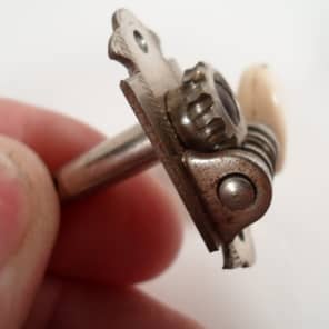Wartime Martin Waverly Vintage Tuners 1940's set of 7 w/ ferrules image 5