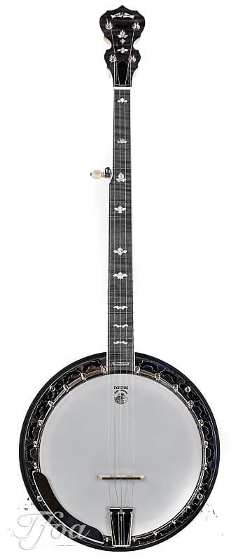 Deering White Lotus 5-String Lightweight Banjo image 1