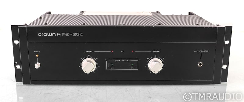 Crown PS-200 Vintage Stereo Power Amplifier; PS200 (SOLD) | Reverb