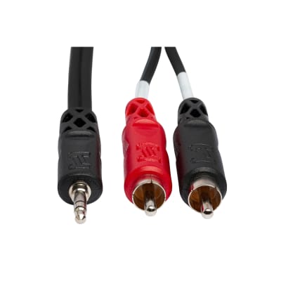 Hosa CMR-206 3.5mm (1/8 Inch) - RCA X 2, 6 ft. Cable image 2