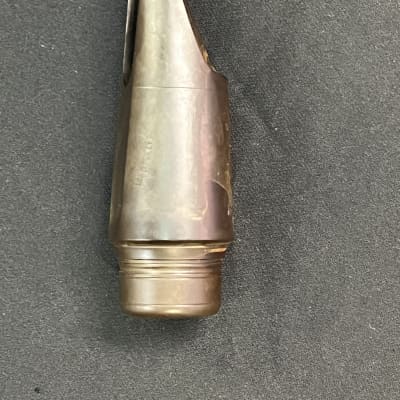 Henry Lindeman Keyhole Chamber Steel Ebonite Tenor Saxophone Mouthpiece image 5