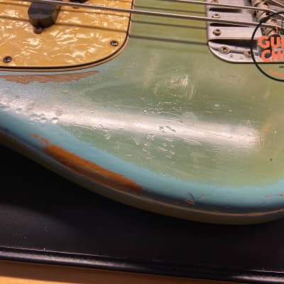 1967 Fender Mustang Bass Daphne Blue image 15