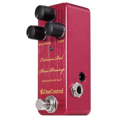 One Control Crimson Red - Bass Preamp | Reverb Australia