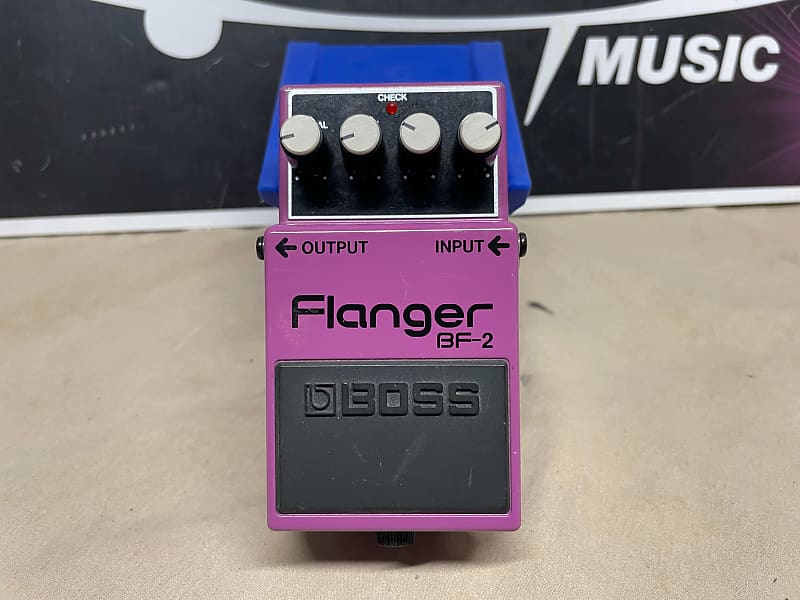BOSS Flanger BF-2 パープル Boss BF-2 Flanger 1984-1990 (Green Label) Made In Japan | Reverb