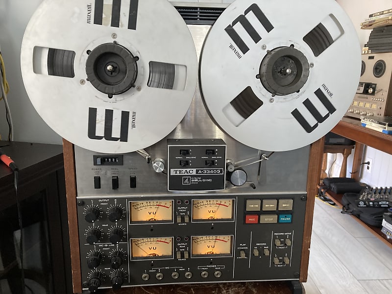 TEAC A-3340S 10.5 Inch 4 Channel Quad reel to reel tape deck