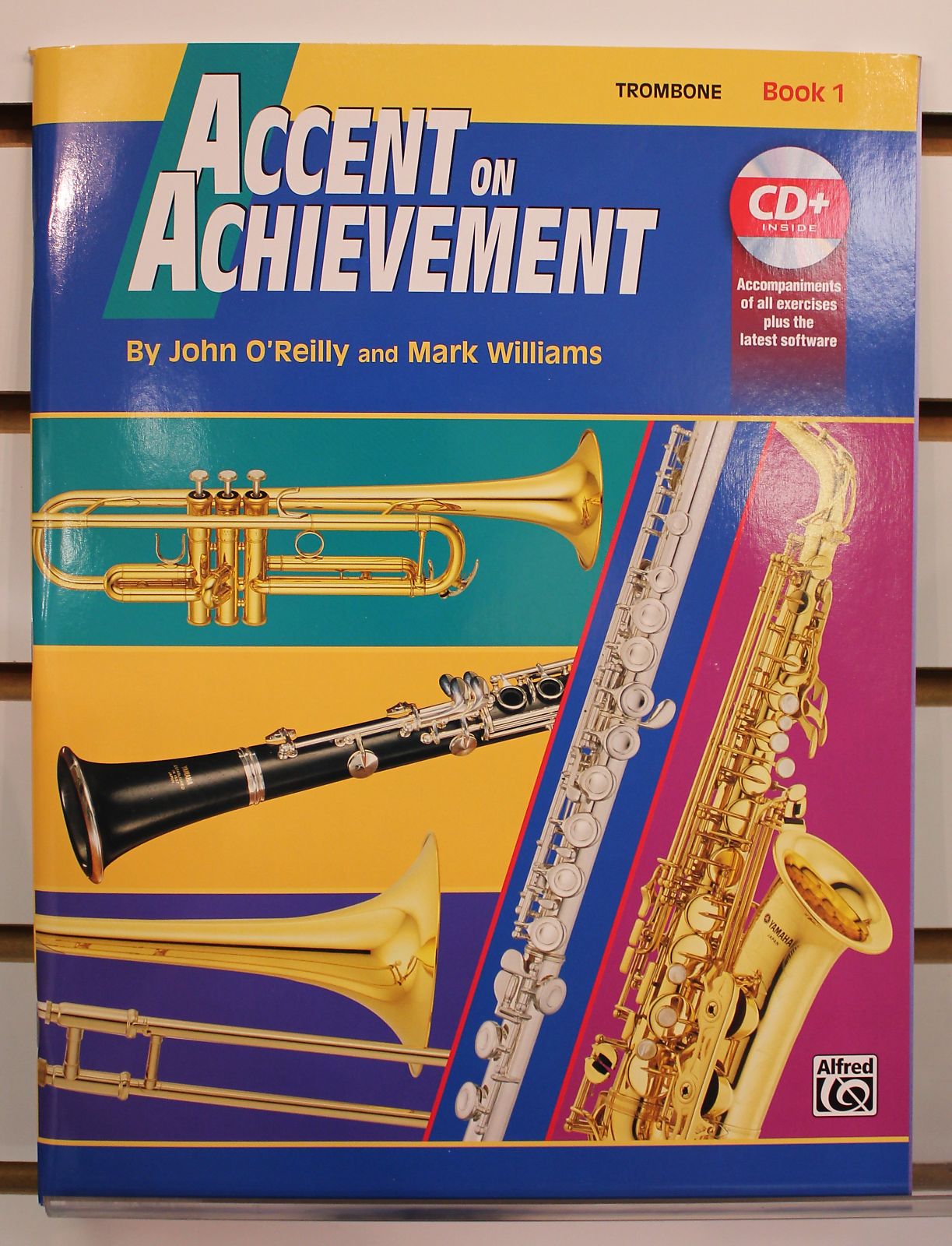 Alfred 0017092 Accent on Achievement Trombone (Book 1) Reverb