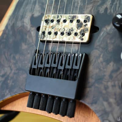 Halo MERUS 7-string Headless Guitar Bare Knuckle Pickups, Buckeye Burl 🤘🏻 image 5
