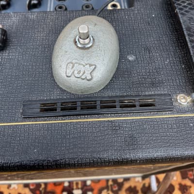 Vintage 1964 Vox AC30 Treble 2×12 Guitar Valve Amplifier Combo w/ Pedal & Stands image 11