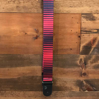 D'Addario Planet Waves 2.0 Guitar Woven Strap Rock Stripes Red - P20S1507 image 2