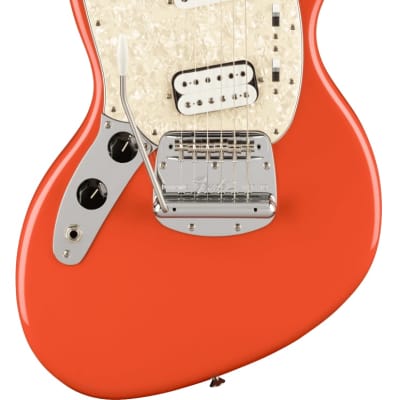 Open Box Fender Kurt Cobain Jag-Stang Left-Hand Rosewood Fingerboard Fiesta Red image 1