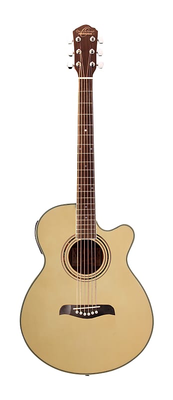 Oscar Schmidt OG10CEN Concert Cutaway Spruce Top Mahogany Neck 6-String Acoustic-Electric Guitar image 1