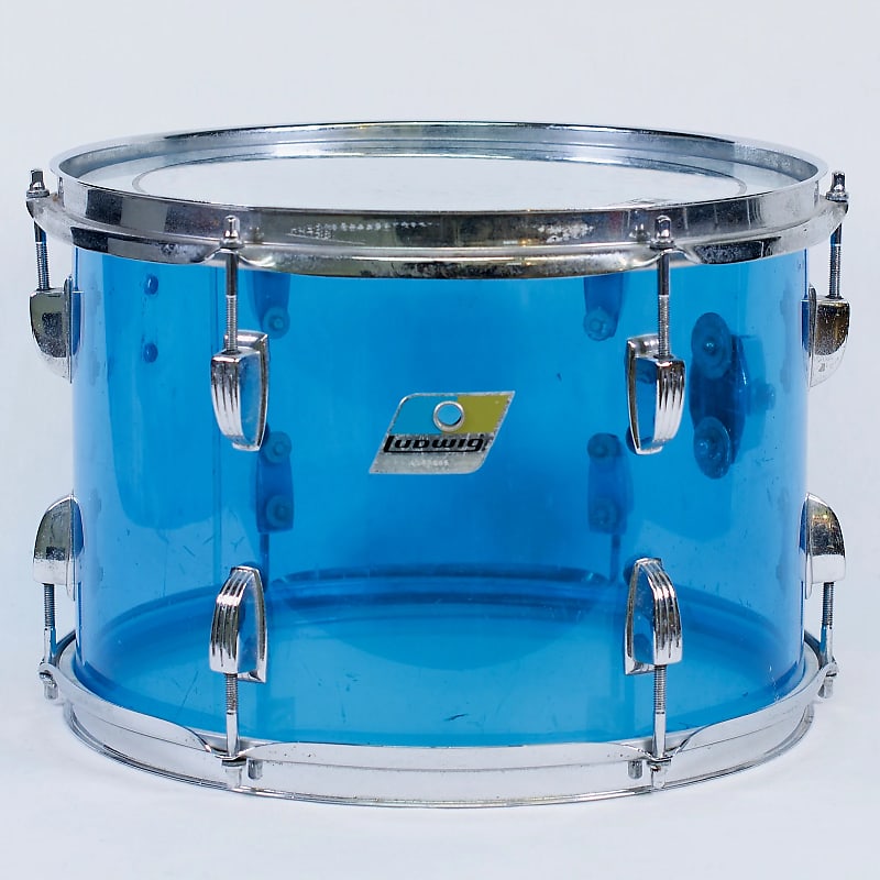 1970s Ludwig Vistalite 9x13" Mounted Tom with Single-Color Finish image 1