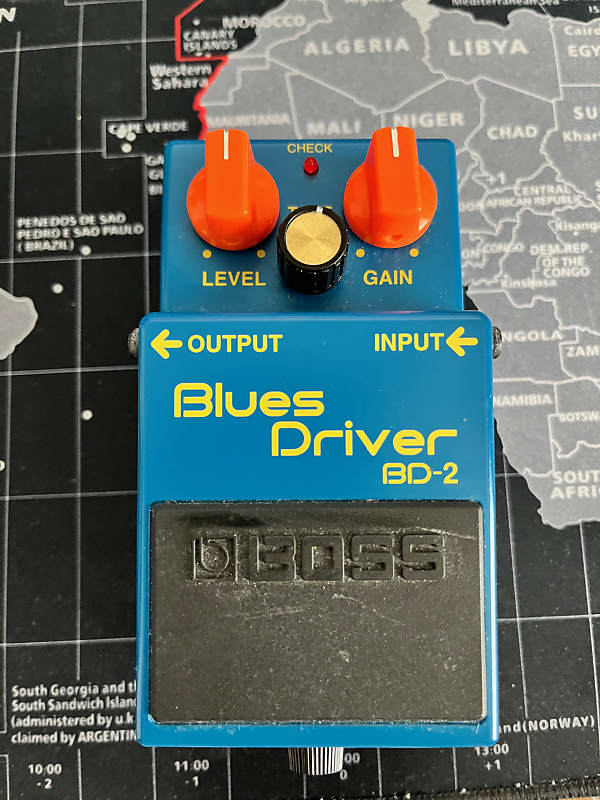 Modded Boss BD-2 Blues Driver w/ Wampler 