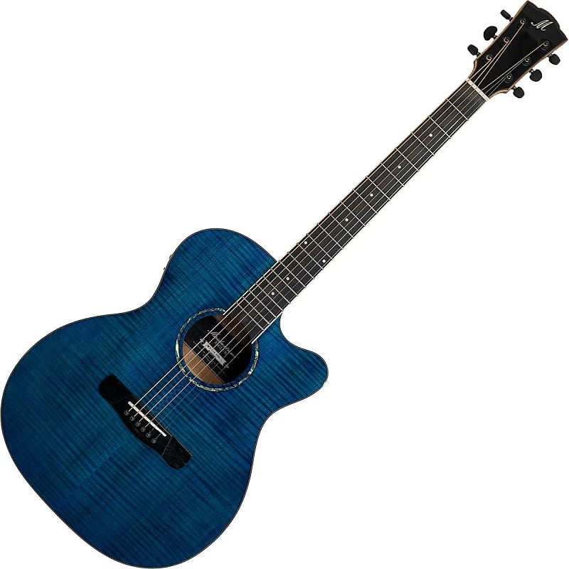 Merida Extrema OMCE Ltd. Ed. Electro Acoustic Guitar - Blue image 1