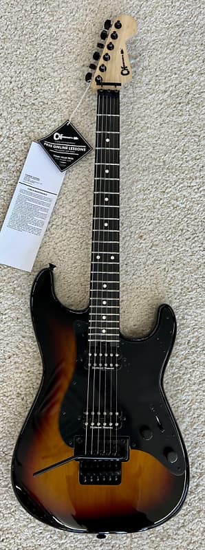 Charvel Pro-Mod So-Cal Style 1 HH FR E, Ebony Fingerboard, Three-Tone  Sunburst