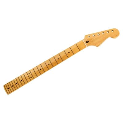 Mighty Mite Vintage Amber Neck for Strat, Maple fingerboard image 1