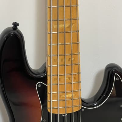 Fender Marcus Miller Artist Series Signature Jazz Bass V 2003 - 2014 - 3-Color Sunburst image 3