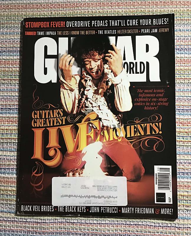 Guitar World Magazine Back Issue August 2021: Jimi Hendrix | Reverb