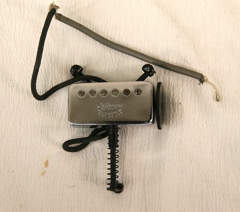 DeArmond Guitar Pickup for Flattop  project   1950's - 1960's  - Chrome image 1
