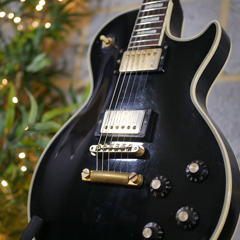 Greco Mint Collection EGC-500 Single Cut Custom Black Beauty Made In Japan  1982 Black