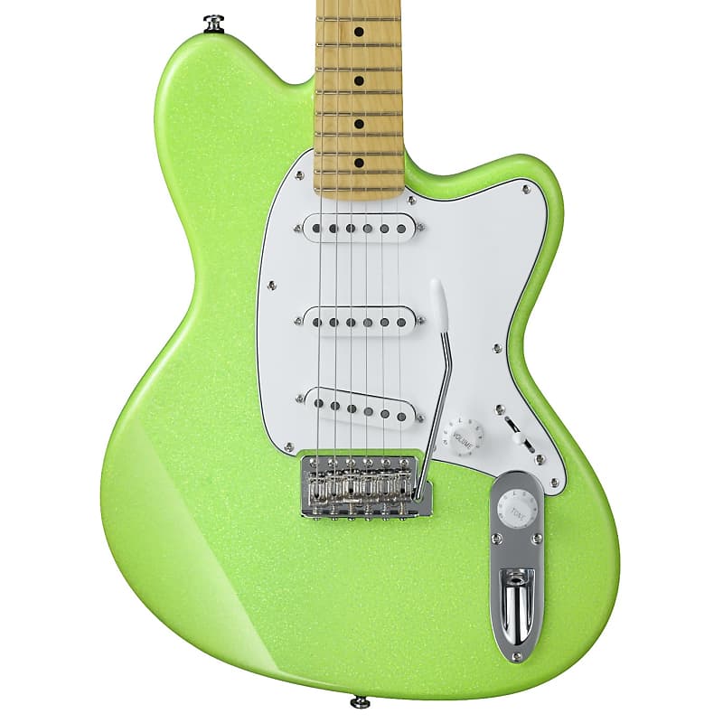Ibanez YY10 Yvette Young Signature Electric Guitar Slime Green Sparkle image 1