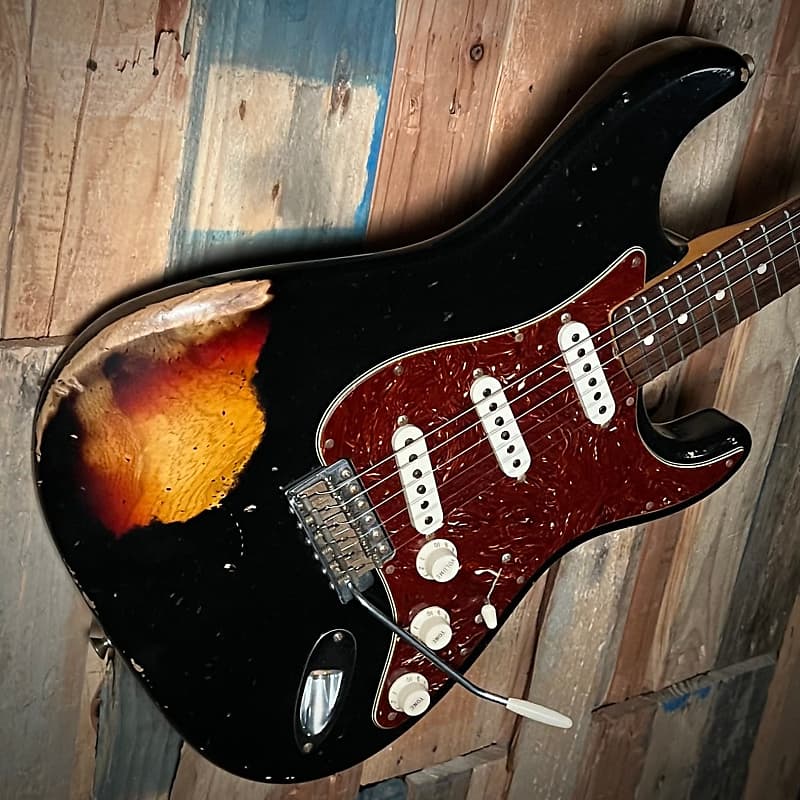 Fender Stratocaster Custom Shop 62 Relic 2010 Black Over