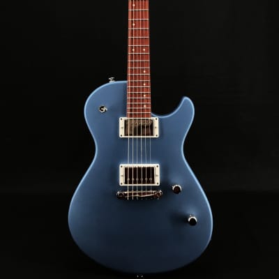 Skermetta Guitars Petros R-100 in Satin Blue Metallic image 3