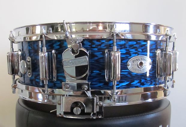 Rogers Dyna-Sonic 5x14" Wood Snare Drum with Beavertail Lugs 1960s image 9