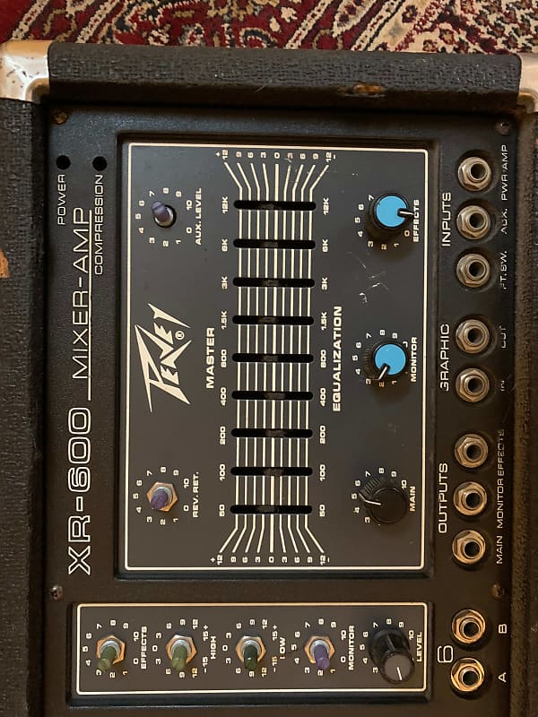 Peavey XR600 Mixer Amp Reverb