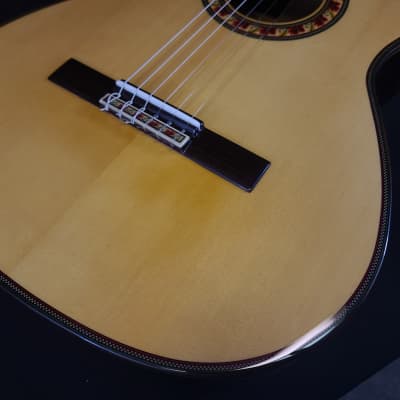 Jose Ramirez Spruce Guitarra del Tiempo Studio Classical Nylon String Guitar w/ Logo'd Hard Case image 7