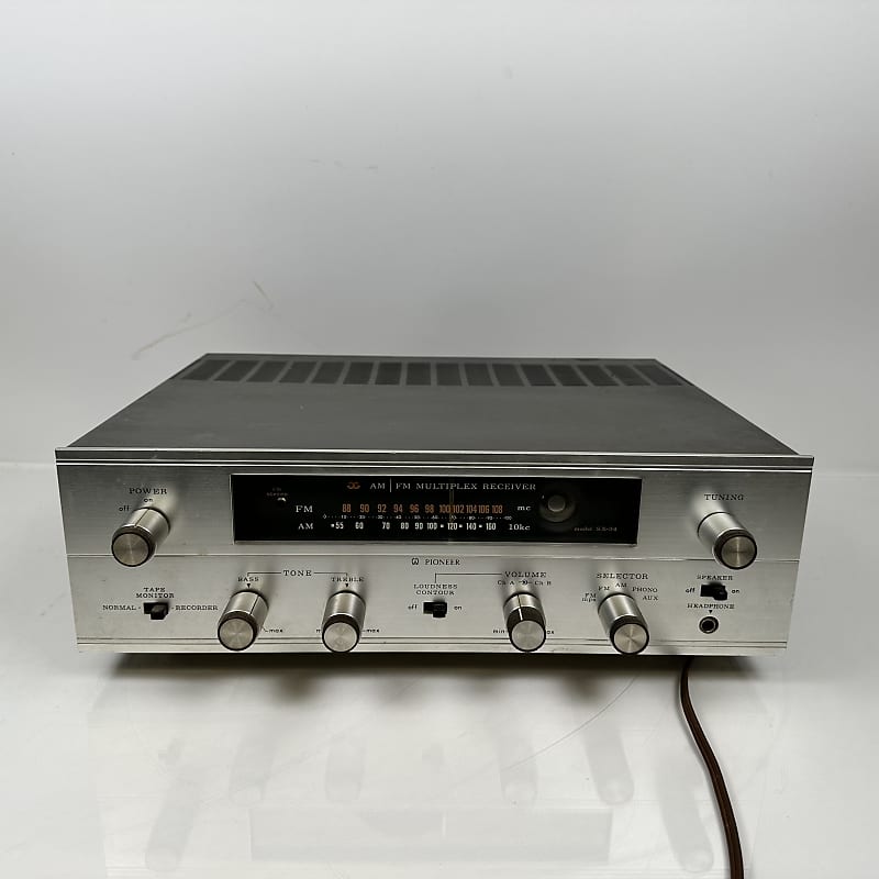 Vintage Pioneer SX-34 Stereo Tube Receiver (Made in Japan)  			