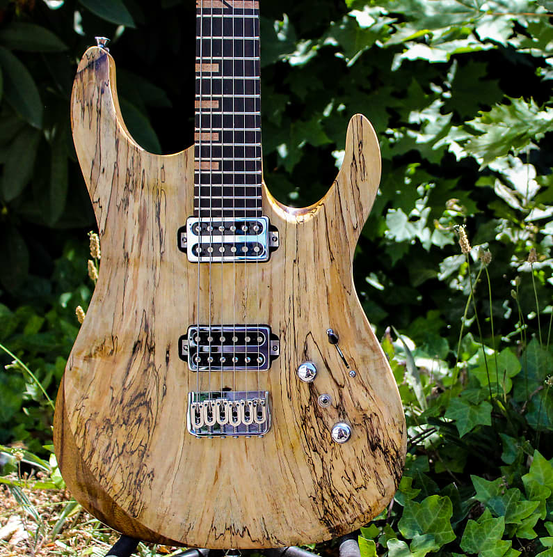 Luminous Stroker Ace Black Limba Spalted Maple Bare Knuckle Nailbomb image 1
