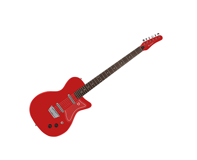 Danelectro D56BAR-RD '56 Baritone Guitar - Red - Open Box image 1
