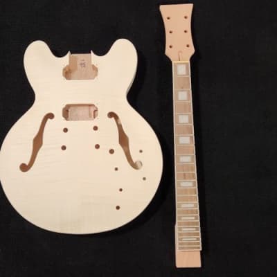 ES-335 Style Semi-Hollow Body DIY Guitar Kit by Budreau Guitars image 3