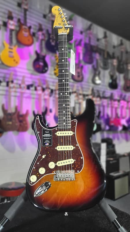 Fender American Professional II Stratocaster Left-handed - 3 Color Sunburst Rosewood *FREE PLEK WITH PURCHASE*! 058 image 1