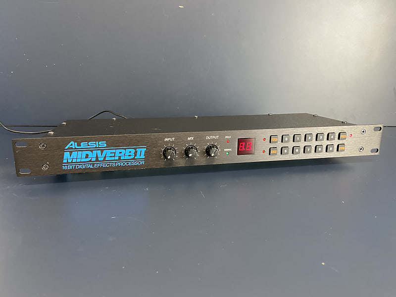 Alesis MIDIVERB II 16ビットデジタルエフェクトプロセッサー Alesis Midiverb II 16 Bit Digital Effects Processor. | eBay