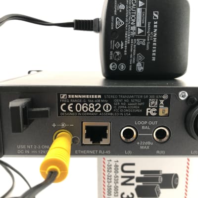 Sennheiser IEM G3 transmitter G 566-608 ew300 wireless in ear monitors G4 2000 image 5