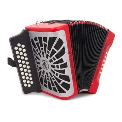 Compadre EAD Accordion (Red) with Gig Bag image 1