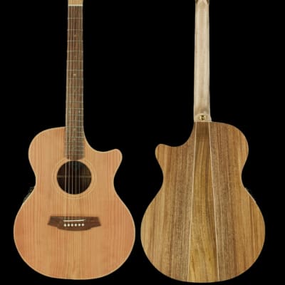 Cole Clark Angel 2 Redwood Blackwood AN2EC-RDBL Acoustic Guitar image 2