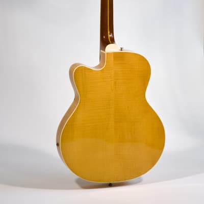 1962 Levin Archtop Mod 330 Natural Maple with Brazilian Rosewood, DeArmond Dynasonic & CITES image 3