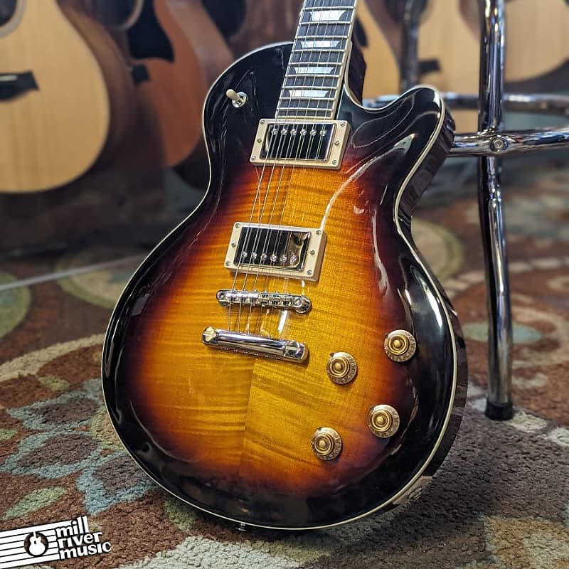 Eastman SB59 Solid Body Single Cut Truetone Finish Sunburst w/HSC