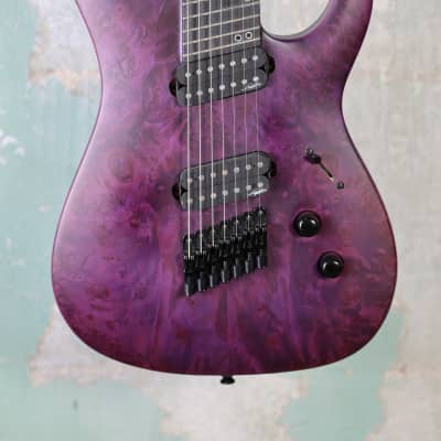 Legator Ninja X 7 7-String Electric Guitar  - Purple image 3