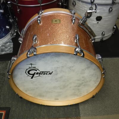 Gretsch USA Custom 14x20 Bass Drum-Champagne Sparkle image 1