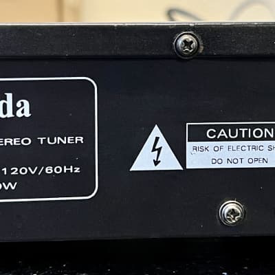 Jolida TU 9608B Audiophile Vacuum Tube AM/FM Tuner w/ Original Owner's Manual; Tested image 7