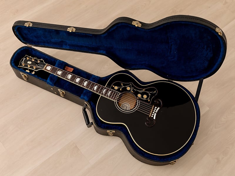 Gibson J-200 Standard Natural Fishman Ellipse Aura | Reverb