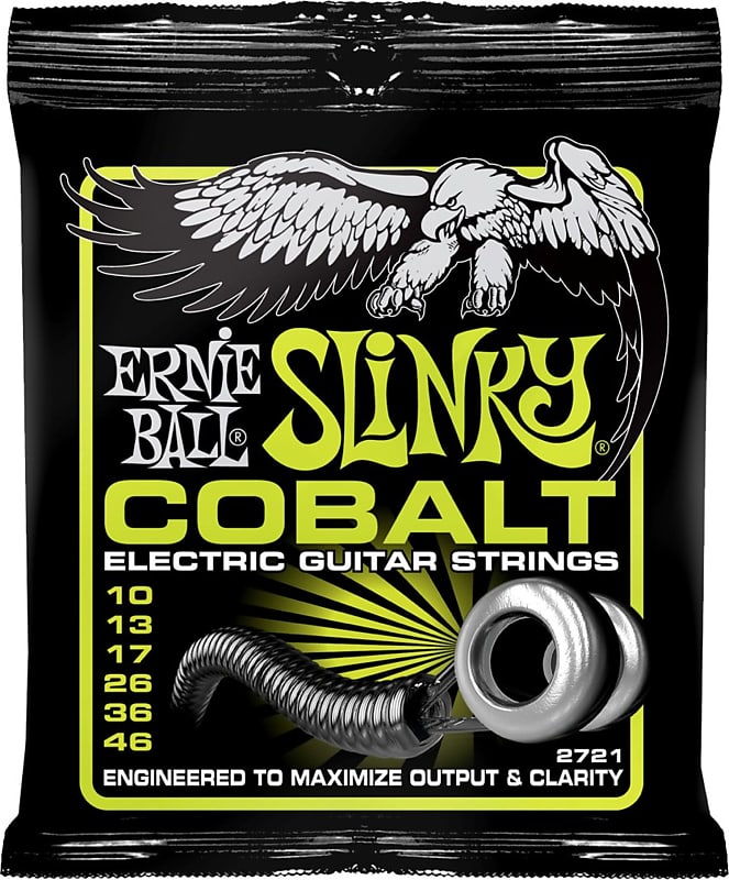 Ernie Ball 2721 Cobalt Regular Slinky Electric Strings image 1