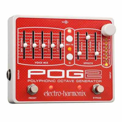 Electro-Harmonix XO POG2 Polyphonic Octave Generator Effect Pedal for sale