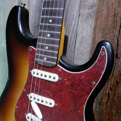 Keith Holland Custom S-ANS #1327 - Nitro 3-Tone Sunburst image 7